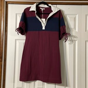 Free Assembly Women’s Polo Mini Dress size Small NWT